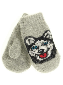 Варежки детские круговые "Хаски" 0311-1