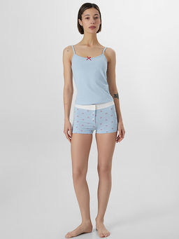 Комплект домашний женский голубой