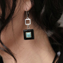 Серьги из муранского стекла