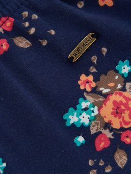 Бриджи (лосины) UD 4964 голубой/розы - Mini maxi фото 13