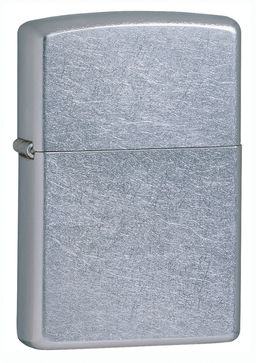Зажигалка ZIPPO с покрытием поцарапанный хром | Street Chrome 207