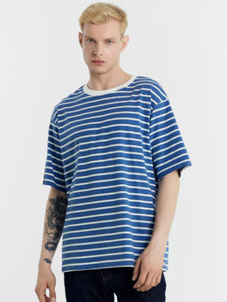 Футболка мужская в сине-белую полоску сине -белая полоска 111772 - Mark formelle фото 2
