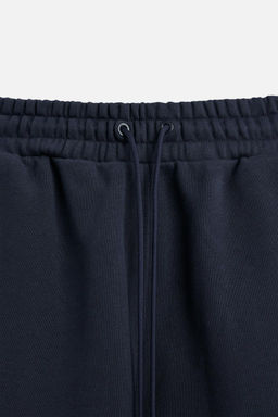 OVERSIZED FIT NY EMBROIDERED JOGGER BERMUDA SHORTS - Zara фото 8