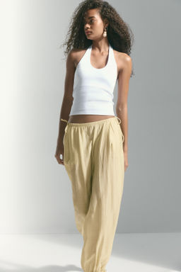 Pantal?n globo con cord?n de ajuste - H&m фото 6
