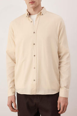 Siyah Regular Erkek Gomlek TMNAW26GO00015 - Trendyolmilla фото 19