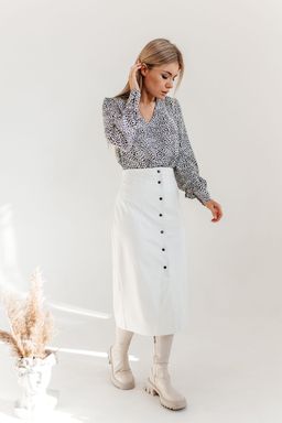 Юбка AmberA 1040 White ОБЛАКО  фото 4