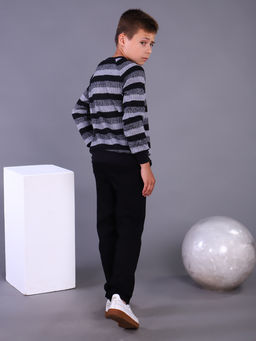 Джемпер Параллель черный - Ладошки фото 2