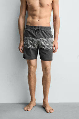 BA?ADOR LARGO ESTAMPADO FLORAL / Marino - Zara фото 2