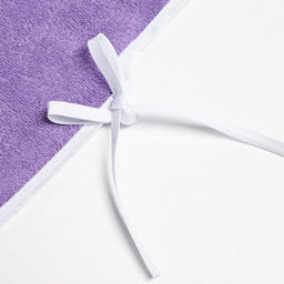 Полотенце-пончо Крошка Я Гномик, цвет сиреневый, размер 24-32, 100 % хлопок, 320 г/м2  фото 8