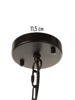 Люстра «Цех» 6×40 Вт Е14 черный 50×50×62+150 см