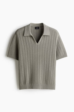 Polo en punto texturizado Regular Fit