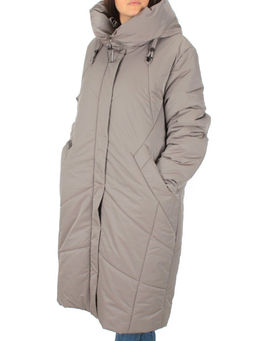 M-9070 GRAY/BEIGE Пальто зимнее женское CORUSKY (верблюжья шерсть) - Fashion фото 3