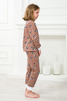 Пижама детская из джемпера и брюк из кулирки Коровы - Амадэль фото 5