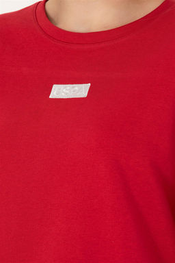 U. S. Polo Assn Женский красный базовый свитшот с круглым вырезом - U.s. polo assn фото 7