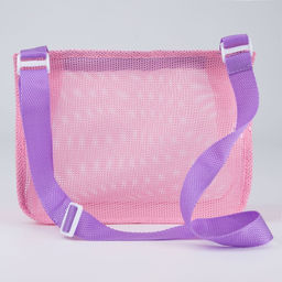 Сумка пляжная, 24*20*10 см, детская, для песочницы, цвет розовый - NAZAMOK KIDS фото 5