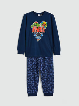 Brawl Stars Bask?l? Erkek ?ocuk Pijama Tak?m?