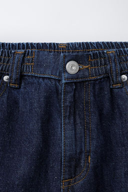 CONTRAST RELAXED BAGGY JEANS - Zara фото 3
