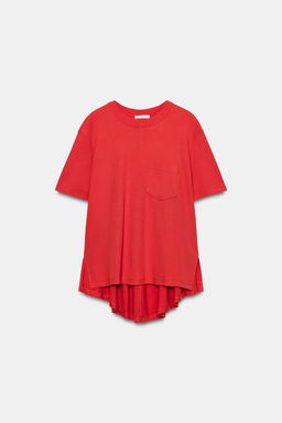CAMISETA INTERLOCK BOLSILLO / Coral - Zara фото 5
