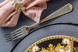 Набор столовых приборов Santorini Gold, 12 персон, 75 предметов - Face фото 5