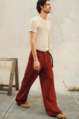 LIMITED EDITION RED TEXTURED T-SHIRT