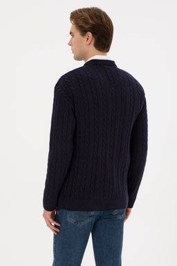 Erkek Lacivert Kazak - U.s. polo assn фото 5