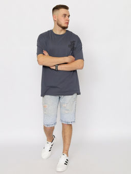 CRB wear/CWMM 60317-48 Футболка мужская,темно-серый/Ex.Cherubino