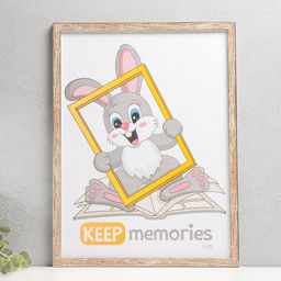 Фоторамка пластик "Акварель" 30х40 см, прованс (пластик. экр)