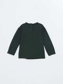 Bisiklet Yaka Bask?l? K?z Bebek Sweatshirt - Waikiki фото 3