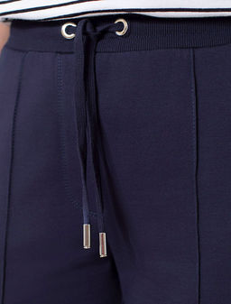 Трикотажные брюки на резинке из футера двухнитки эластичные - Vilatte фото 2