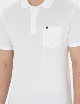 Beyaz Regular Fit Basic Ti__rt