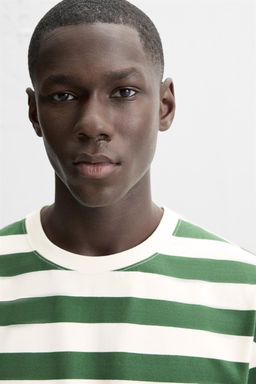 STRIPED JACQUARD T-SHIRT - Zara фото 6