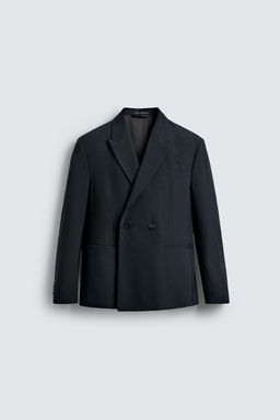 STRIPED SUIT DOUBLE-BREASTED BLAZER - Zara фото 7