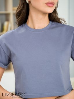 Трикотажный женский кроп-топ Lingeamo  ВФ-15 (84)  фото 6