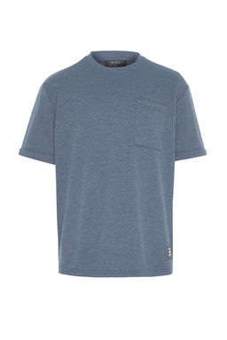 TRENDYOL MAN Siyah Oversize/Genis Kesim K?sa Kol Cepli Etiket Detayl? T-Shirt TMNSS23TS00077 - Trendyolmilla фото 58