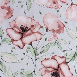 Постельное бельё Этель 1.5сп Flowers 143х215см,150х214см,50х70см-2 шт, поплин,125 г/м2 фото 3