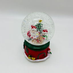 Новогодний декор - Снежный шар 13 см (стекло, свет, музыка) в ассортименте - Ип лебедев о.ю фото 5