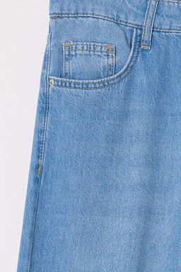 TRENDYOL MAN Ac?k Mavi Ince Kumas Baggy Fit Jeans Kot Pantolon TMNSS25JE00004 - Trendyolmilla фото 7