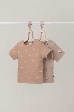 Crockid _ К 301156-2уп/зоопарк,маленькие солнышки набор фуфайка (футболка) яс