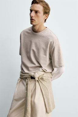 CAMISETA RELAXED FIT  RAYAS / rayas