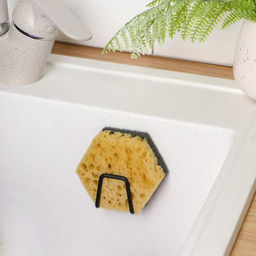 Цена за 2 шт. Держатель универсальный Доляна, на липучке, чёрный