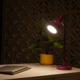 UML-B702 E14 PINK Светильник настольный, 60W. Цоколь Е14. Механический выключатель. Розовый. ТМ Uniel - Volpe фото 12