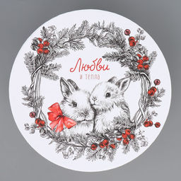 Коробка подарочная круглая Любви и тепла, 17.5 20 см - Дарите счастье фото 4