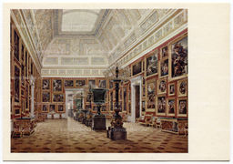 Открытка Новый Эрмитаж  Зал итальянской живописи