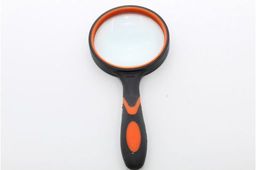 Лупа увеличительная 75mmХ4 чёрн-оранжевая