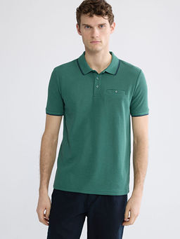 Polo Yaka Erkek Dokulu Ti??rt