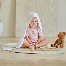 Полотенце уголок махровое Крошка Я 85х85 см, цвет белый, 100% хлопок, 320 г/м  фото 12