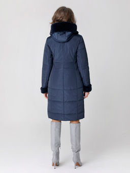 Не продается на меркетплейсах! 23412 Пальто т.синий - Dizzyway фото 4