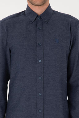 Erkek _ndigo Uzun Kollu Basic G_mlek Sepette S_rpriz _ndirim - U.s. polo assn фото 6