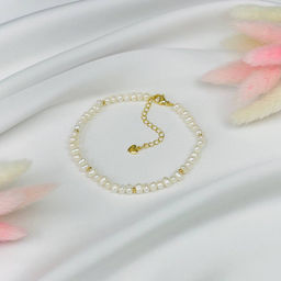 Анклет "браслет на ногу" из Жемчуга 21 см +