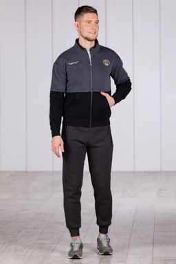 Брюки спортивные 
 3.MA004B-серый-тёмный